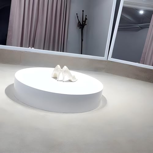 Socle cylindrique rond 50x20 cm pour décoration d'événements et mariages chic
