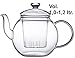 Produktbild Teaposy Harvest Flourish Hochwertiger Teekrug 1,2 L mit Glasfilter und Glasdeckel, Borosilikatglas, hitzebeständig und spülmaschinengeeignet