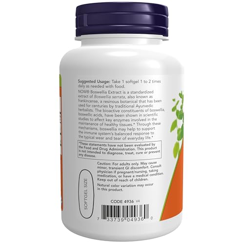 NOW Boswellia Extract Softgels