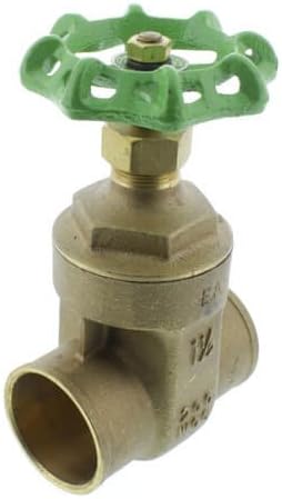 1-1/2" Solder Ends Gate Valve,