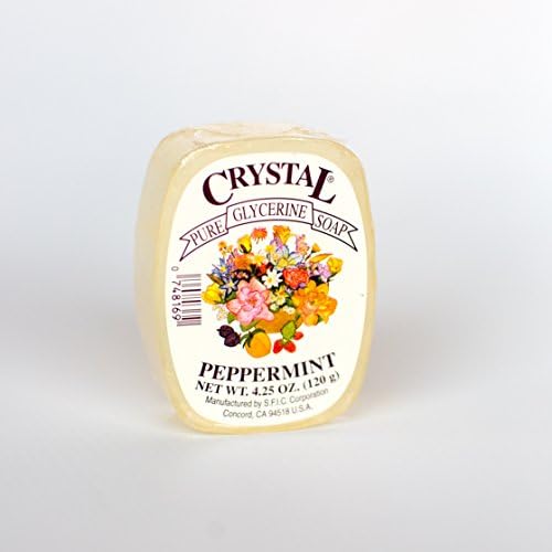 Crystal Glycerine Soap Bars Peppermint (24 bars)