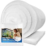 Borlech Aquarium Filter Floss Pad - Mechanical & Polishing Polyester Media for Fish Tank Filters, Ultra-Clear Water in No Time, 3/4