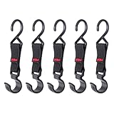 TOKIDNY Gancho para Acampar Grande S Tipo Correa 5 Piezas Soporte de Almacenamiento Portátil para Exteriores Organizador Multifuncional para Equipo de Camping y Accesorios al Aire Libre