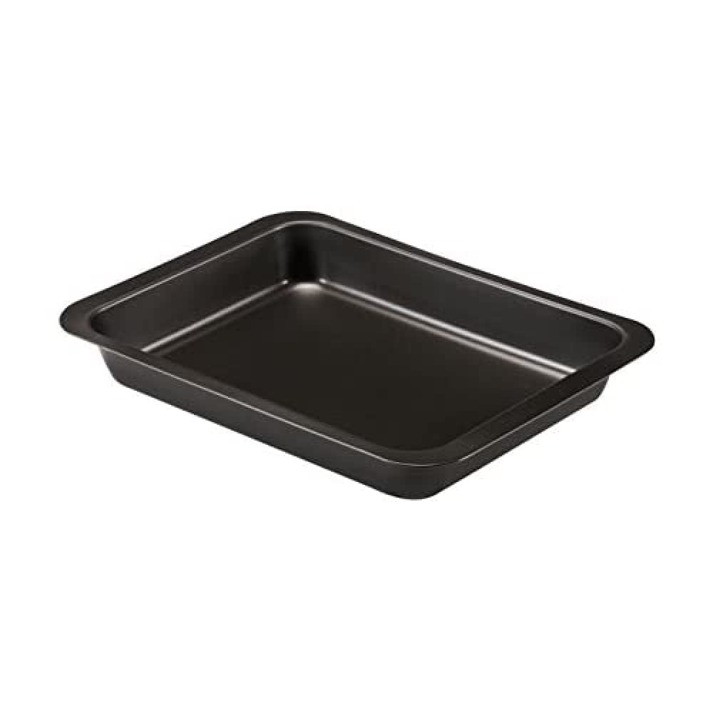 Guardini, Sartén para lasaña 22x28 cm, Acero con Revestimiento Antiadherente, Negro, Línea Arianna