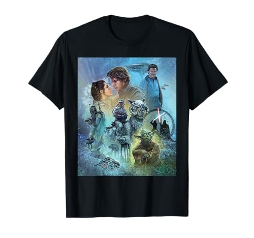 T-shirt Star Wars Celebration fresque Empire Strikes Back coton premium
