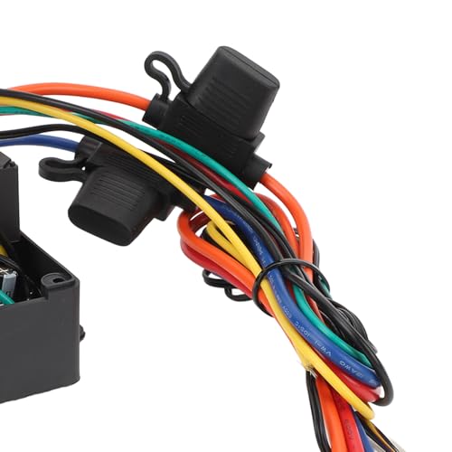 Interruttore Digitale Ventola del Radiatore, Temperatura Regolabile 12 Volt e 24 V Controller per Ventole Radiatore Digitali a Display, Kit Relè Ventola Elettrica Doppia per 0444