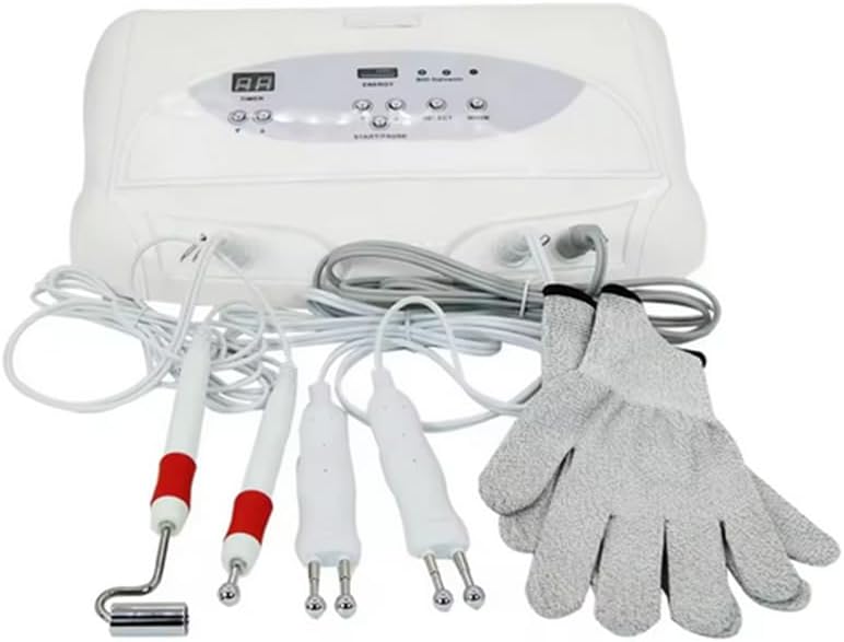 Portable Galvanic BIO Face Lift Machine Microcurrent Gloves Facial Toning Device