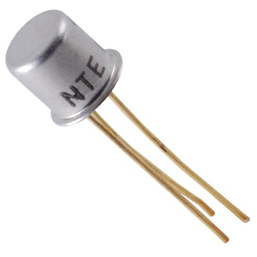 NTE Electronics 2N2222A Silicon NPN Transistor for Small Signal General Purpose Switching, 800 mA, 50V (Pack of 2)