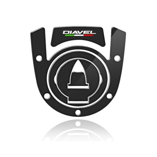 Autocollant pour réservoir de carburant de moto Ducati Diavel protection bouchon huile