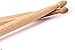 2Pcs Natural Wood Drum Sticks for Beginners, Smooth Tip Design for Practice, Music Class and Percussion Learning Accessories