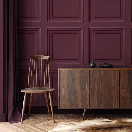 Panneau carré distinctif Fine Decor FD43468 mûrier papier peint géométrique violet