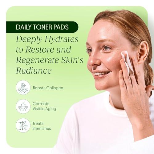Toning Polish Pads - Korean Skincare for Dark Spots, Wrinkles & Dull Skin - Hydrating Facial Treatment with Snail Mucin, Niacinamide, Peptides & Centella - 2-Pack, 200 Pads - Image 4