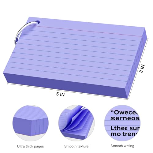 250 Count Colored Index Cards 3x5