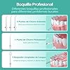 OasiSmile Irrigador Bucal Portatil Flosser, 4 Modos y 5 Boquillas, 260ML Irrigador Dental Eléctrico para la Limpieza Bucal, IPX7 Impermeable Limpiador Interdental para Casa y de Viaje #3