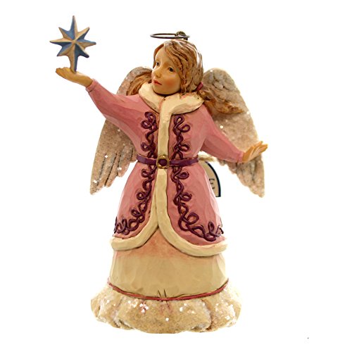 Jim Shore for Enesco Heartwood Creek Victorian Angel Ornament, 4.875