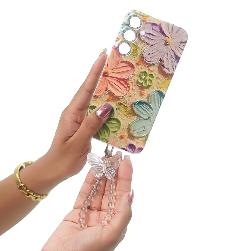 PEEPERLY Back Cover Case for Samsung Galaxy S22 Plus Scratch Resistant Anti-Slip TPU Shockproof Protective Durable Blooming Secrets Floral Paradise Lanyard Case (B0D81DL366) Amazon Price History, Amazon Price Tracker