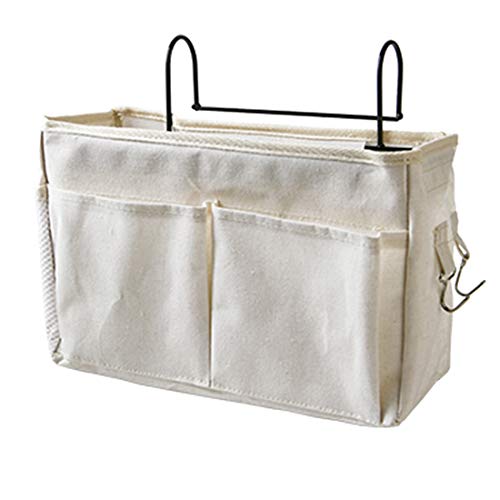 Gettesy - Bolsa de Almacenamiento para Cama, Organizador para Libros, revistas, Auriculares