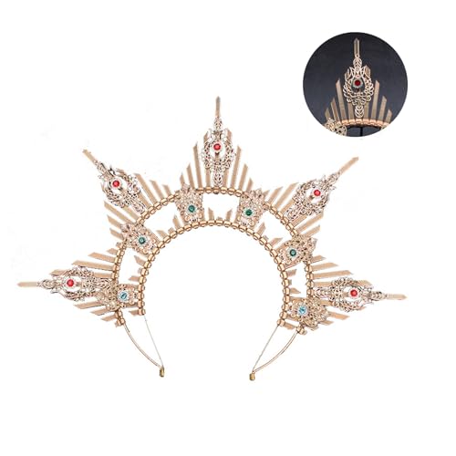 Bandeaux gothiques de princesse avec perles pour concours - 6