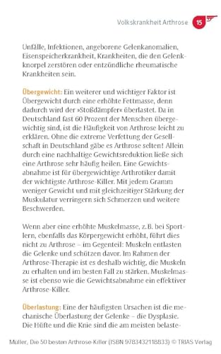 Die 50 besten Arthrose-Killer