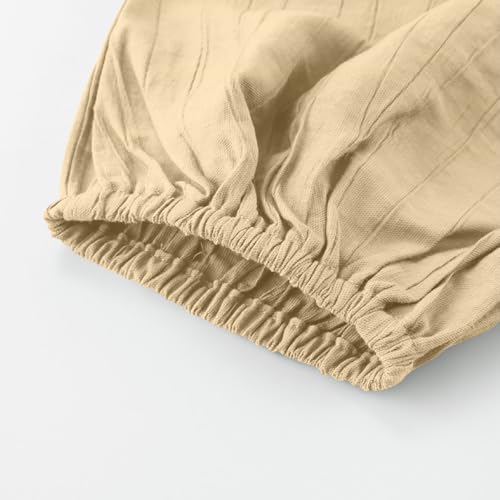 Kids Cotton Sweatpants - Unisex Boys Girls Elastic Waist Jogger Pants Tapered with Pockets Casual Fall Outfits 20252