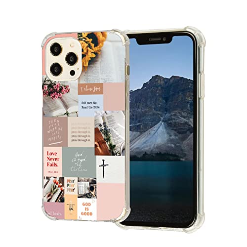 Mehidpur Christian Bible Verse For Iphone 12 Pro Max Case,Jesus Christian Positivity Motivational Quotes Case For Teen Man Women,Soft Tpu Bumper Case Compatible For Iphone 12 Pro Max #TOP2