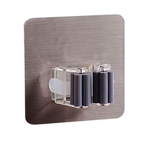 Wall Mounted Mop Titular Escova Broom Hanger armazenamento Rack Banho Organizer Hanging Cachimbo Hoo