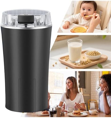 Imtrub Elektrikli Tahıl Öğütücü Makinesi | Ev Tipi Karıştırmalı Gıda Değirmeni,Yüksek Devirli Kahve Değirmeni - Espresso, Baharat, Çekirdek, Mutfak, Restoran ve Kafe İçin - Görsel 5