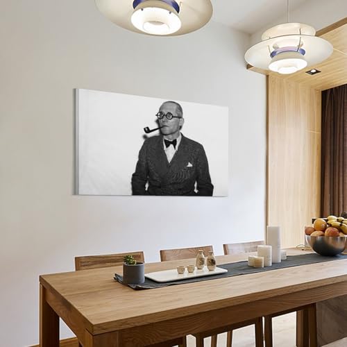 Le Corbusier Poster toile suspendue déco salon 60 x 90 cm - 3