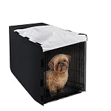 EKDJKK Dog Crate Cover 36 Inch, Durable Pet Kennel Cover, 210D Oxford Cloth Waterproof Dog Cage Cove