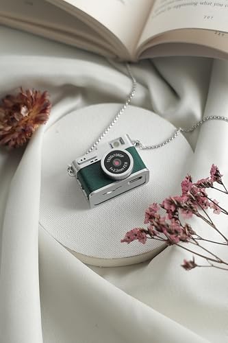 Image of Mini Digital Camera with Filter Modes, 1080p FHD Video, Flashlight & Keychain | Portable Cute Vlogging Camera for Travel, Gifts & Fun, Viral Camera (Dark Green)
