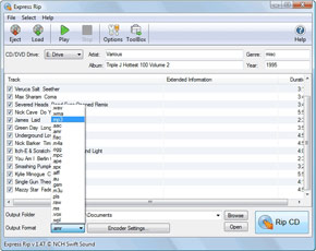 Nch Software Express Rip Cd Ripper Software cover