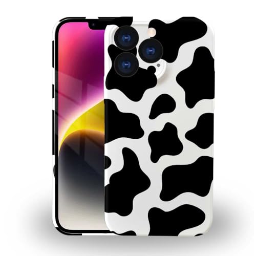 Coque iPhone 15 Pro pour filles design vache luxe idée cadeau anniversaire ado