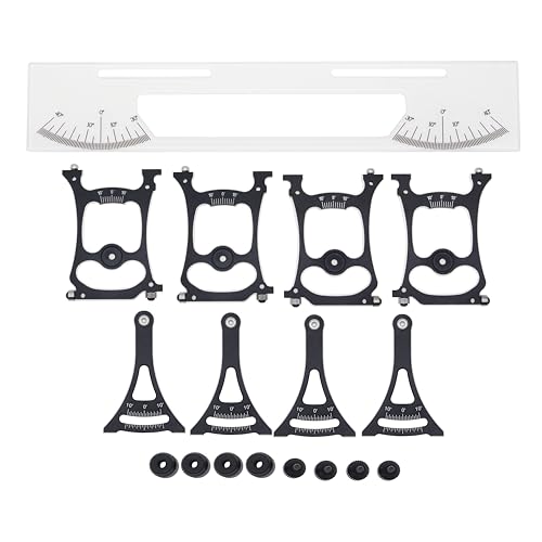 ZorgMax 1/10 Scale On-Road RC Car Setup System, Universal Camber Gauge Alignment Tool for 1/10 RC Suspension & Steering Adjustment (Touring Setup)