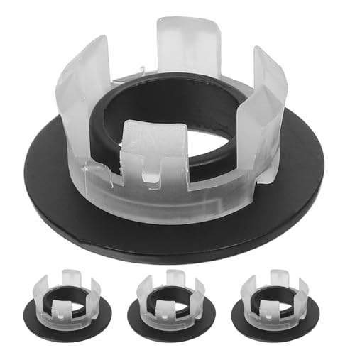 HONMEET ���ʊ�I�[�o�[�t���[���J�o�[ �ی^�V���N�r�������O �X�e�����X�|�Ɛ^�J�� �o�X���[���V���N���ی� �������ʑ�p 4�Z�b�g