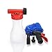 Car Foam Gun, Juqiboom - Adjustable Ratio Dial Car Snow Soap Gun Fit Low Water Pressure Universal Standard Garden Hose, Blaster Car Washer Sprayer for Home Garden Use