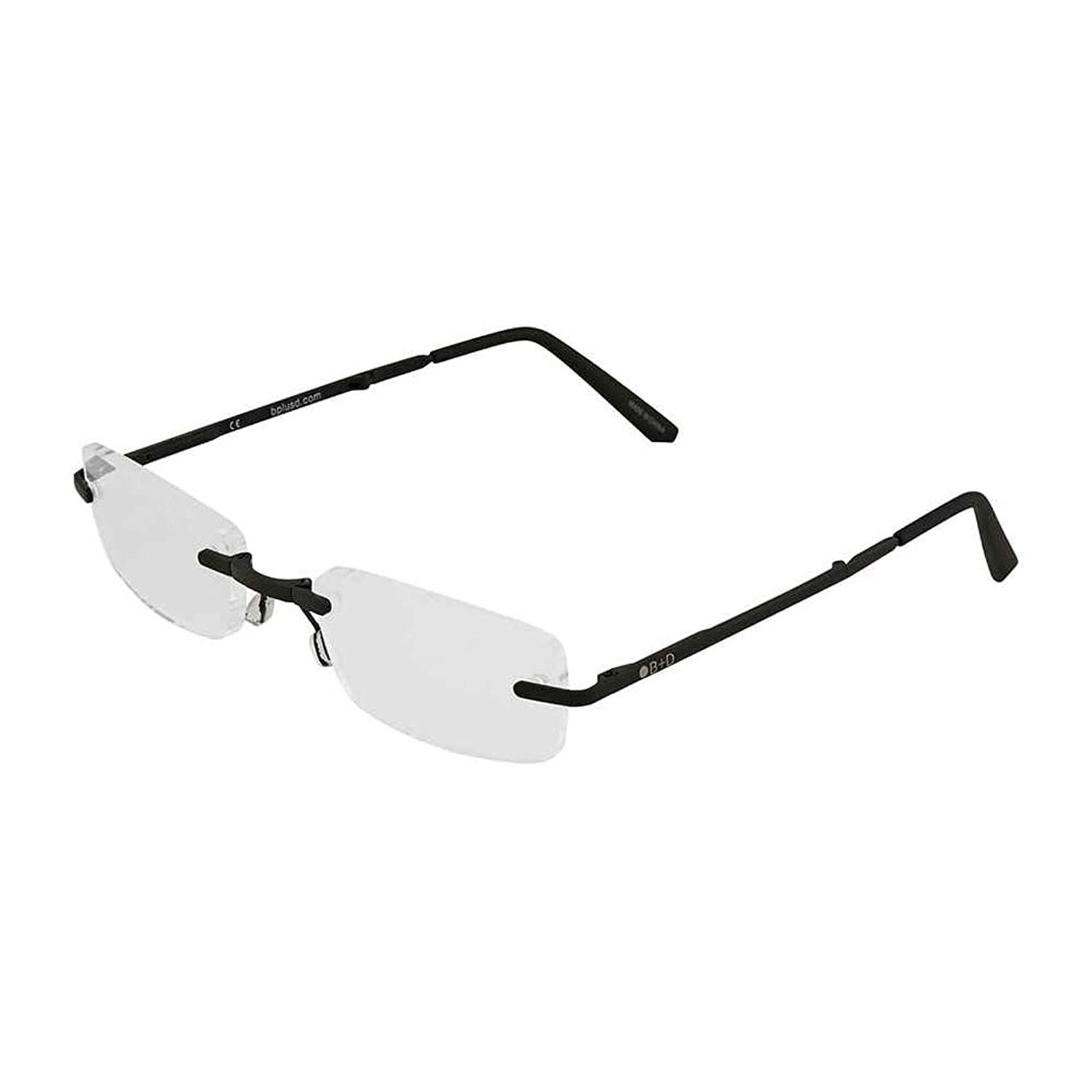 2244-75-25 B+D FOLDING READER MAT SILVR/BL +2.50