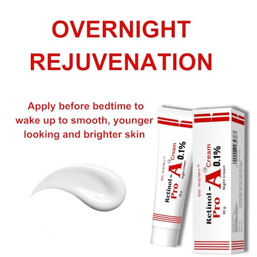 Image of Retinol Pro Night Cream 0.1% Vitamin A | Advanced Strength Anti-Aging Cream for Wrinkles & Sun Spots - 30 g / 1.05 oz