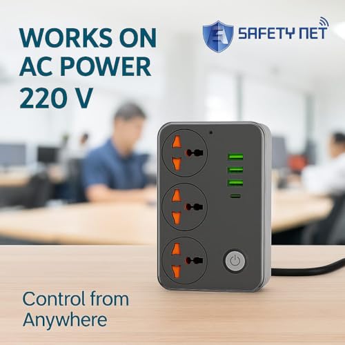 Image of SAFETYNET 1080P Full HD WiFi Security Camera | 24 /7 Continuous Power | iWFCam App Live View | Motion Detection | Loop Recording | Mobile & PC Monitoring (Extension Board Camera)