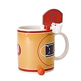 Basketball Kaffeebecher mit Korb und Ball - Tasse Kaffeetasse