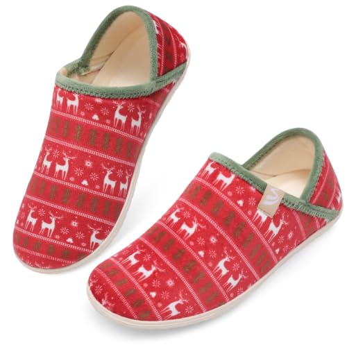 Image of Spesoul Fuzzy House Slippers for Women Men Indoor Closed Back Lightweight Cozy Faux Furry Lining Barefoot House Shoes Slipper Socks for Bedroom Home Office Yoga Outdoor Walking Shoes