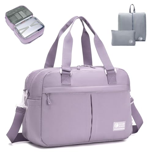 SPAHER Extensible Sac de Voyage Cabine Avion Air France 40x30x15 à 40x30x25 Eurowings Wizzair Bagage Cabine Sac de Maternité Weekend Sport Piscine Femme...