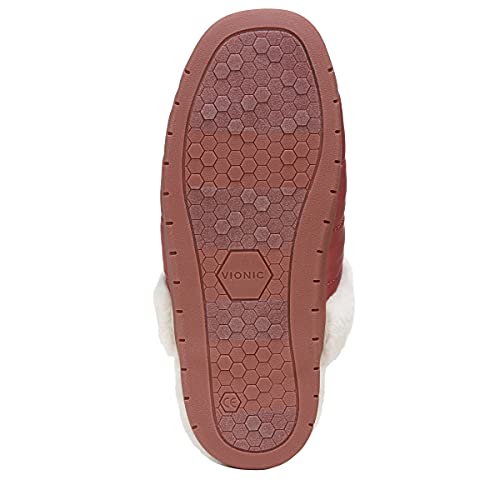 Vionic Karma Josephine Women's Mule Slipper- Supporting Ladies Indoor/Outdoor Slippers that Include Three-Zone Comfort with Orthotic Insole Arch Support, Medium Fit Sizes 5-114