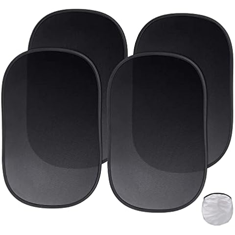 Car Window Shades for Baby, 4 Pack Car Sun Shade, KITBEST Sun Visor Shades Shield Blackout Blinds Sunshade for Car Side Rear Windows, Protection for Kids/Baby/Adults/Pets, 51x31cm Fits Most Vehicles Cover