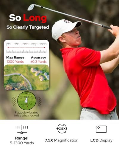 SIGHTFLAG 1300-Yard Golf Rangefinder