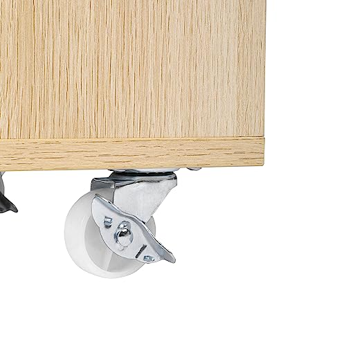 Avgvlij Rolling File Cabinet, 2-Tier Small Vertical File Cabinet For Home Office With Wheels And Door For Legal/Letter/A4 Files, Letter-Size Files, Hanging File Folders, Modern Style #TOP7