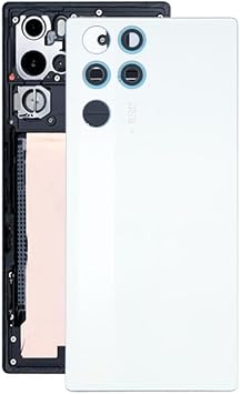 Back Cover for ZTE Nubia RedMagic 11 Pro Glass Battery Back Cover Silver