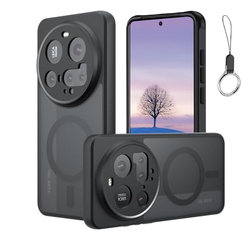 Xiaomi 15 Ultra 5G 用 ケース 半透明のデザイン Magsafe対応 マグネット搭載 ワイアレス充電 マット感ケース 米軍MIL規格取得 ハイブリット TPUバンパー PCマイクロドット加工 耐衝撃 黄ばみなし 指紋防止 擦り傷防止 Xi