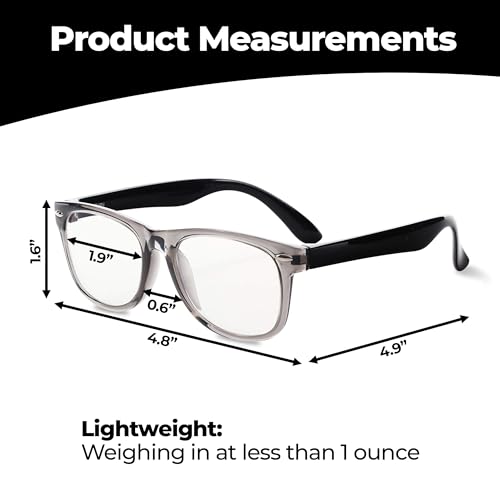 Image of GALVANOX Blue Light Glasses for Kids (4 Pack) Blue Light Blocking for Computer /Gaming (Ages 3-12)