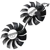 Graphics Card Cooling Fans Suitable for EVGA GTX 950 960 970 980 980ti ACX 2.0 Series Desktop PLA09215B12H 85mm 12V 0.55A 4Pin Video Card Cooler Fans GPU Fan