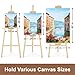 JEAWIWI 1Pcs Wooden Easel for Painting-Adjustable Easel Stand for Painting and Canvas, Holds Up to 42